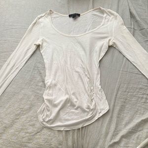 express white ruched top